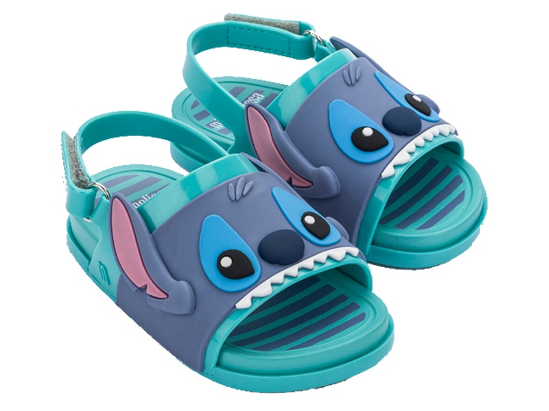 MINI MELISSA BEACH SLIDE SANDAL STITCH Melissa Shoes Singapore Official Online Shop For Melissa Jelly Shoes