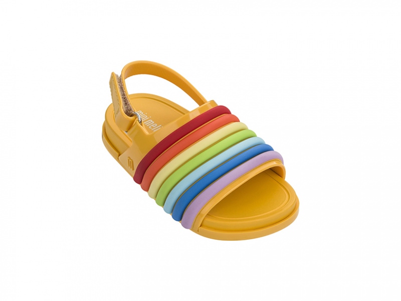 Mini melissa beach slide rainbow online