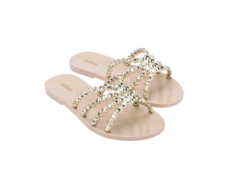 Melissa Crystal Beige Gold Us Size 06 Melissa Shoes Singapore Official Online Shop For Melissa Jelly Shoes