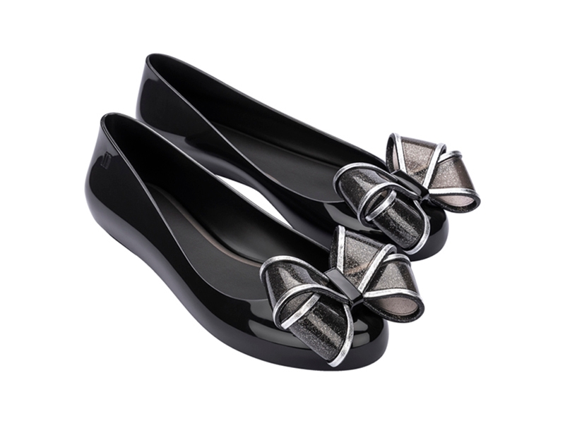 Melissa Sweet Love Vi Black Silver Us Size 06 Melissa Shoes Singapore Official Online Shop For Melissa Jelly Shoes